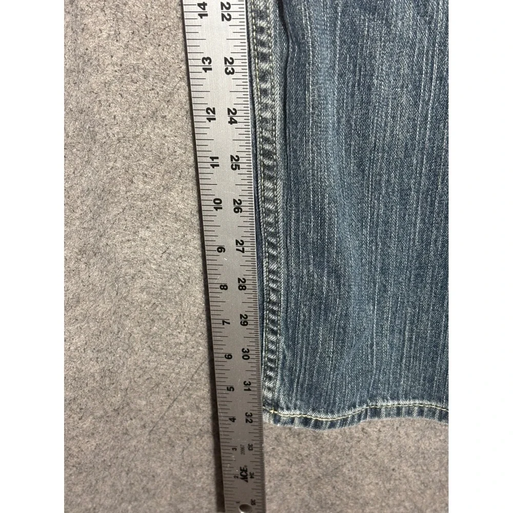 Levis 505 Regular Taper Jeans Mens 33x32 Blue Denim Stretch Pants 00505-0277